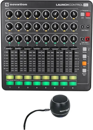 Audiosavings Bundle: Novation Launch Control XL MIDI USB Ableton Live Controller w/HUI Integration Bundle with Rockville RPB2-BLACK Handheld Wireless Portable Bluetooth Speaker Great Sound (2 Items)