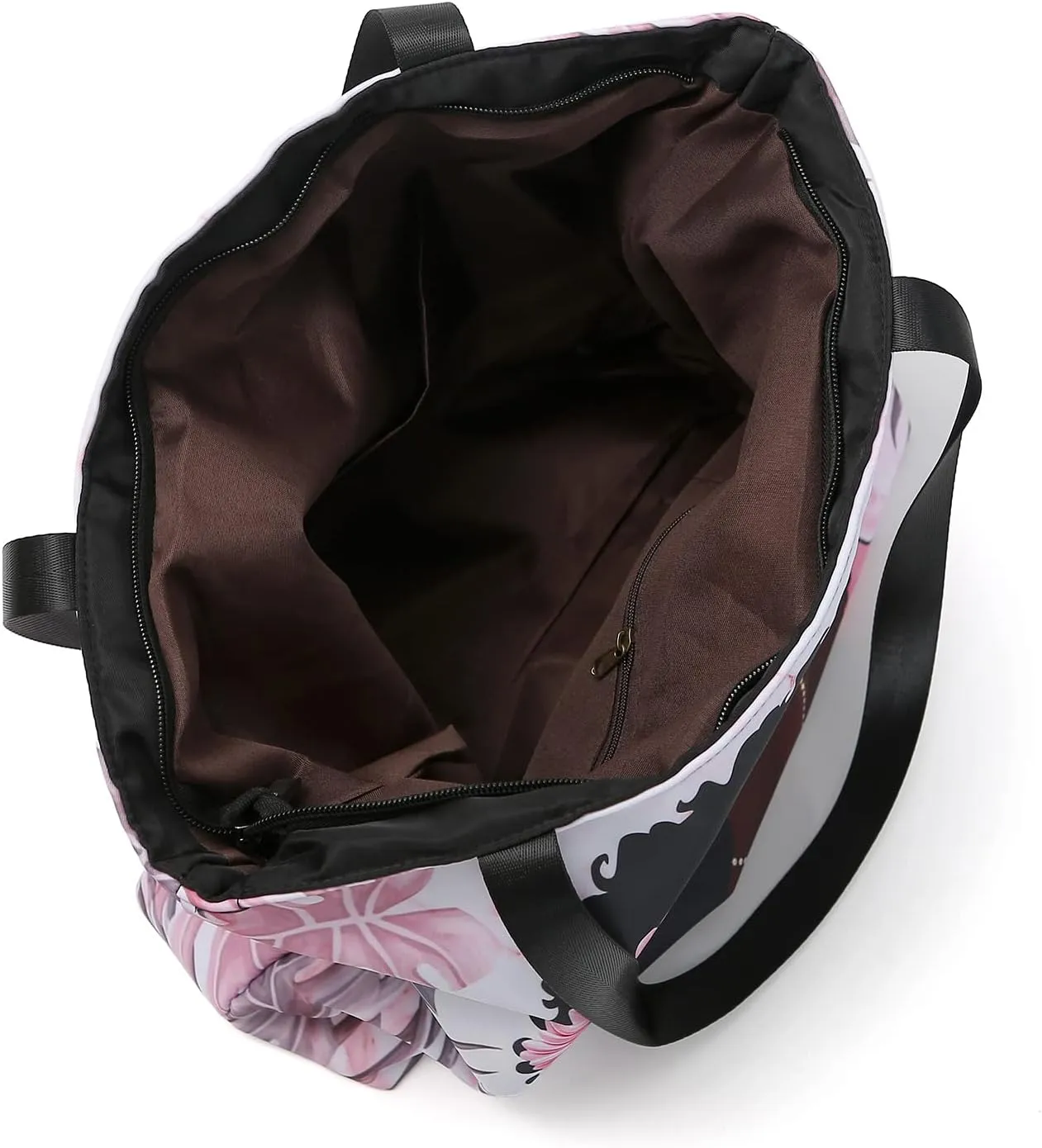 AZPSRT Tote Bag for Women African American Shoulder Handbag Large Capacity Work Fit 15.4 Inch/17.7inch