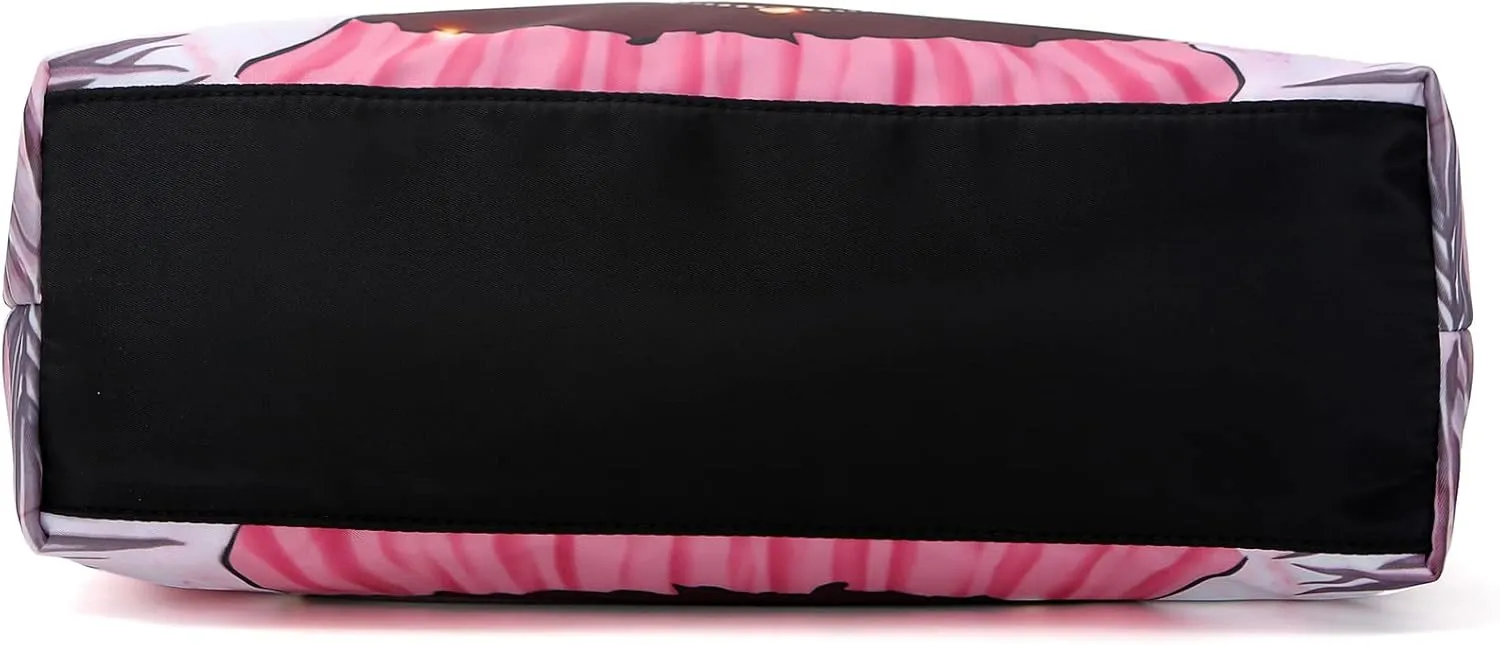 AZPSRT Tote Bag for Women African American Shoulder Handbag Large Capacity Work Fit 15.4 Inch/17.7inch
