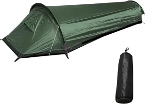 Backpacking Tent Outdoor Camping Sleeping Bag Tent Lightweight Single Person Tent