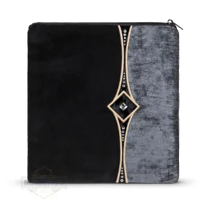 Bag #831 Black Velvet & Gold Emb