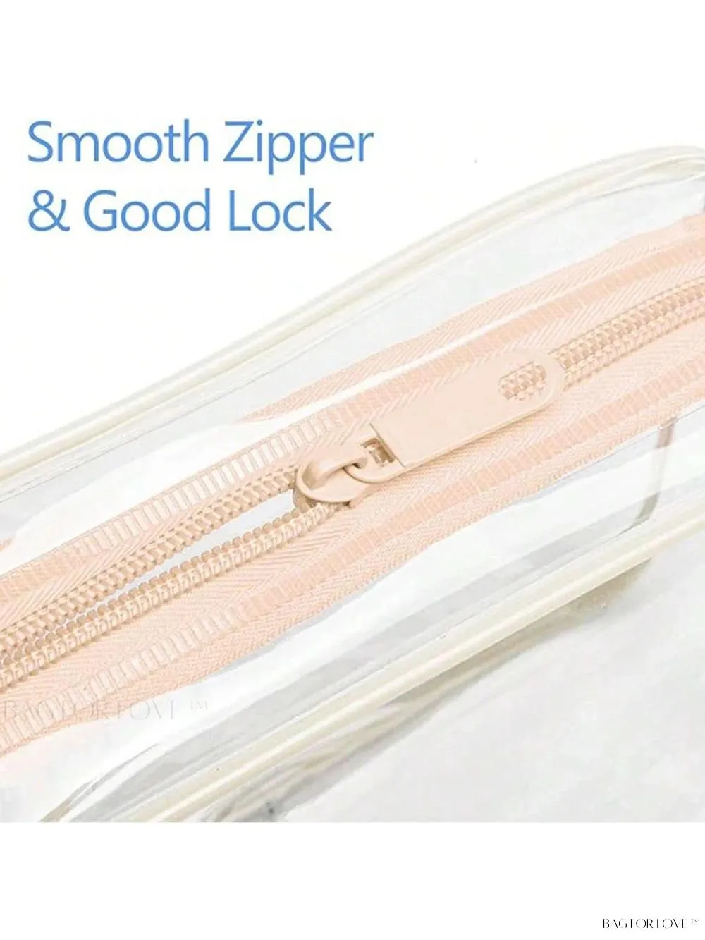 BagForLove - Pink Quart-Sized Travel Toiletry Organizer