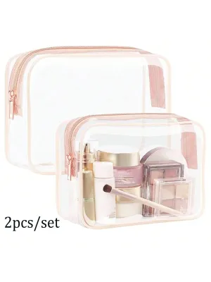 BagForLove - Pink Quart-Sized Travel Toiletry Organizer