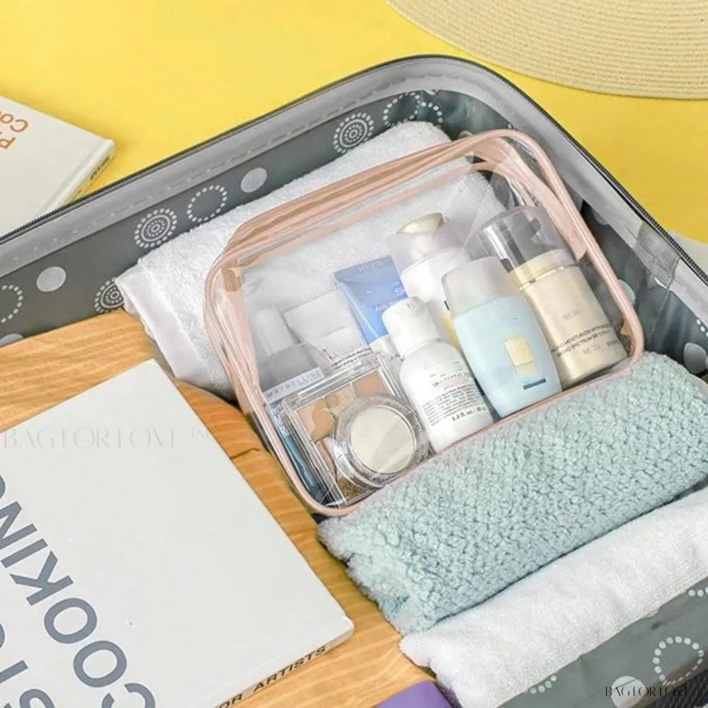 BagForLove - Pink Quart-Sized Travel Toiletry Organizer