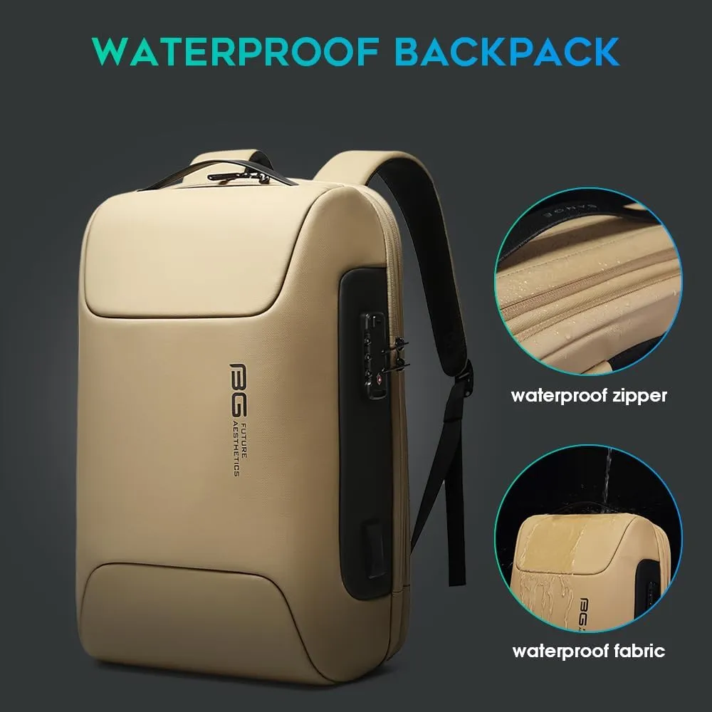 BANGE Business Backpack for Women,Smart Work Backpack with USB C Charging Port for Office Work Airplane Business, Slim Laptop Backpack 15.6 Inch Travel…