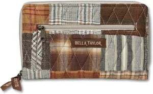 Bella Taylor Wrist Strap Wallet for Women | Multi Card Zip Around Wallet with RFID Protection and Wristlet Strap