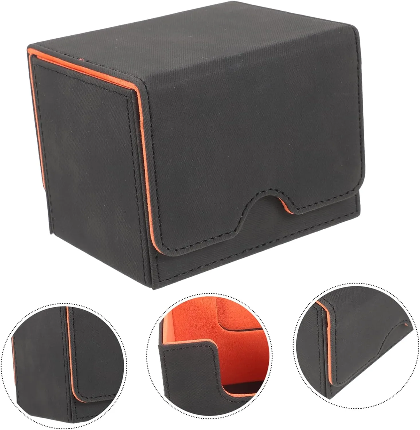 BESPORTBLE Gaming Cards Holder Pu Case for Home Storage Compact Trading Card Box Large Capacity Organizer