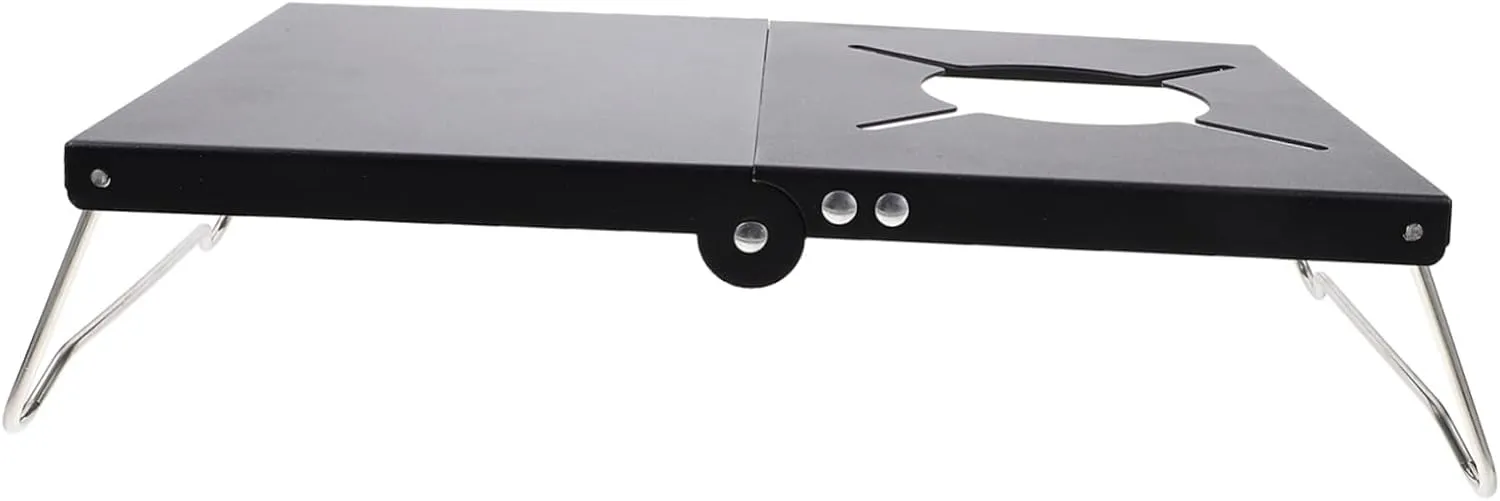 BESPORTBLE Portable Folding Table Mini Camping Table BBQ Picnic Hiking Outdoor Stainless Steel Easy Setup