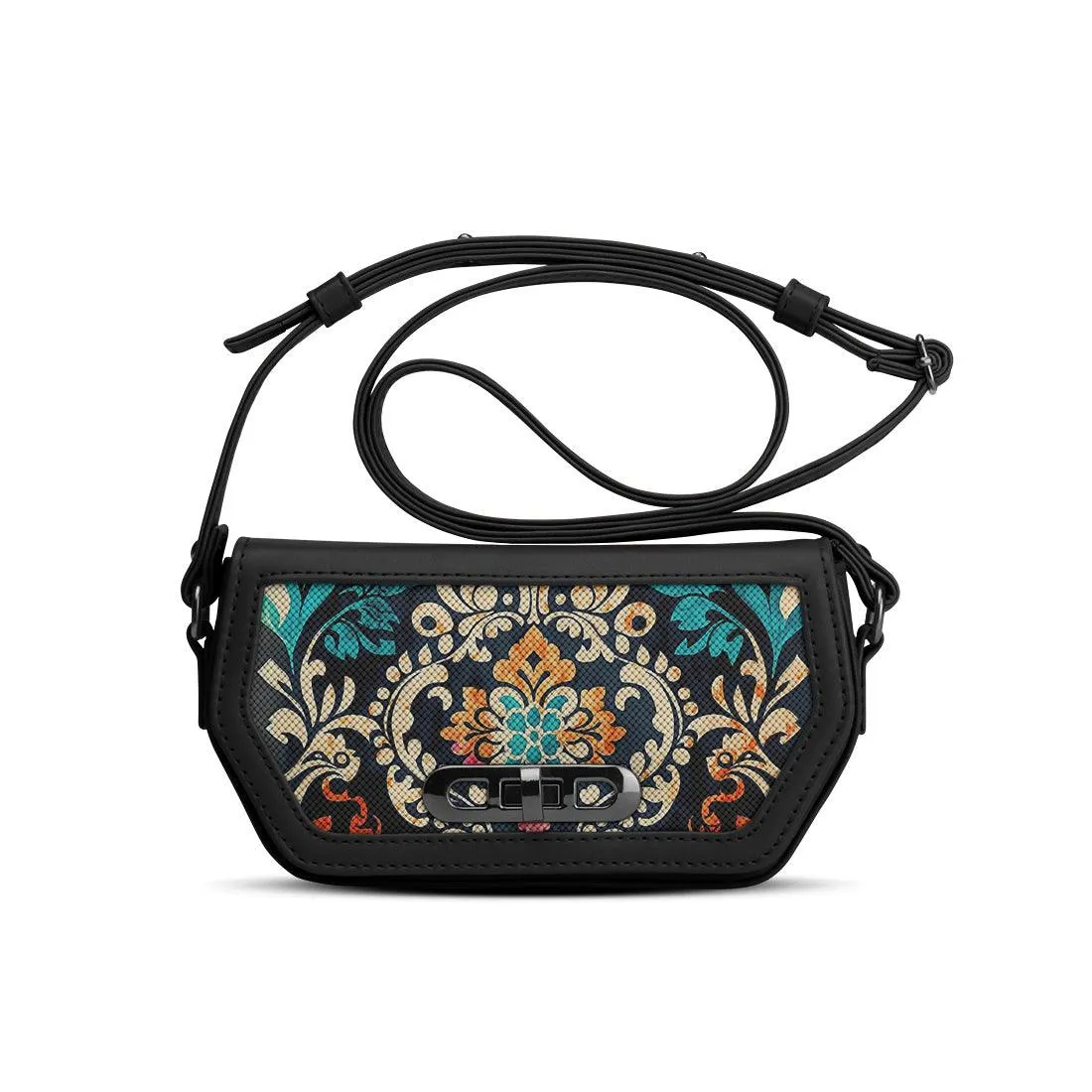 Black Swag Crossbody Antique
