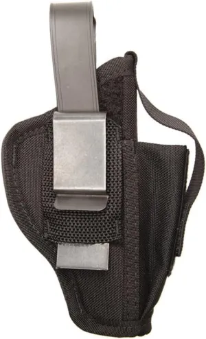 BLACKHAWK, Nylon Ambidextrous Multi Use Holster, 3 1/4 3 3/4" Barrels (Medium/Large Autos), Black, Ambidextrous