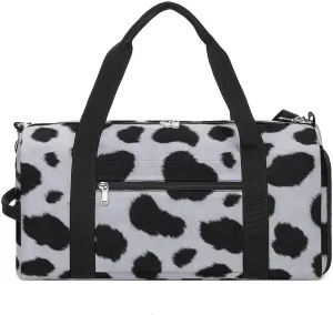 Blue Quaker Parrots Portable Large Capacity Fully Printed Fitness Bag Unisex