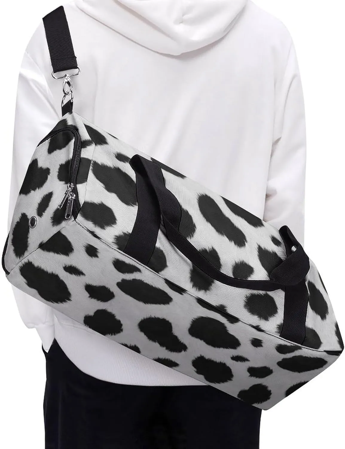 Blue Quaker Parrots Portable Large Capacity Fully Printed Fitness Bag Unisex
