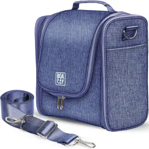 BOACAY Extra Large Hanging Travel Toiletry Bag for Women and Men, Makeup Bag, Bathroom & Shower Organizer Kit for Accessories, Cosmetics, Essentials