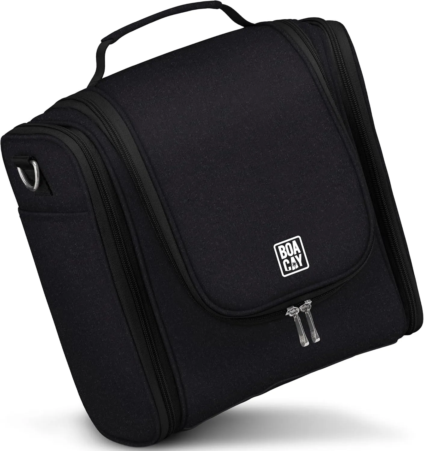 BOACAY Extra Large Hanging Travel Toiletry Bag for Women and Men, Makeup Bag, Bathroom & Shower Organizer Kit for Accessories, Cosmetics, Essentials