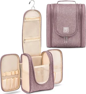 BOACAY Hanging Travel Toiletry Bag for Women and Men, Makeup Bag, Bathroom & Shower Organizer Kit for Accessories, Cosmetics, Travel Essentials