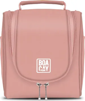 BOACAY Small Hanging Travel Toiletry Bag for Women and Men, Makeup Bag, Bathroom & Shower Organizer Kit for Accessories, Cosmetics, Travel Essentials