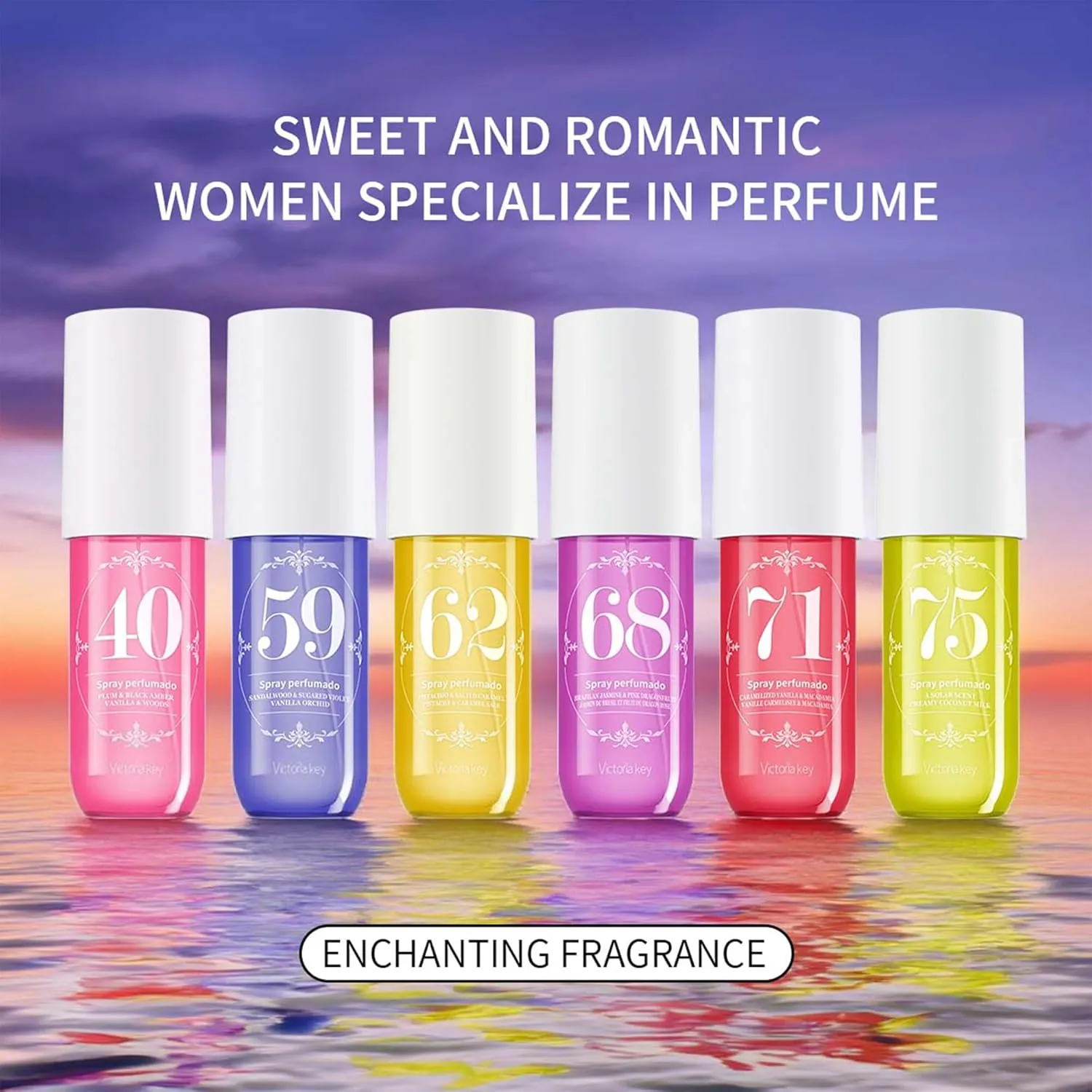 Body Spray for Women, Hair & Body Fragrance Mist, Long Lasting Perfume Spray, Travel Size Womens Fragrance Body Spray