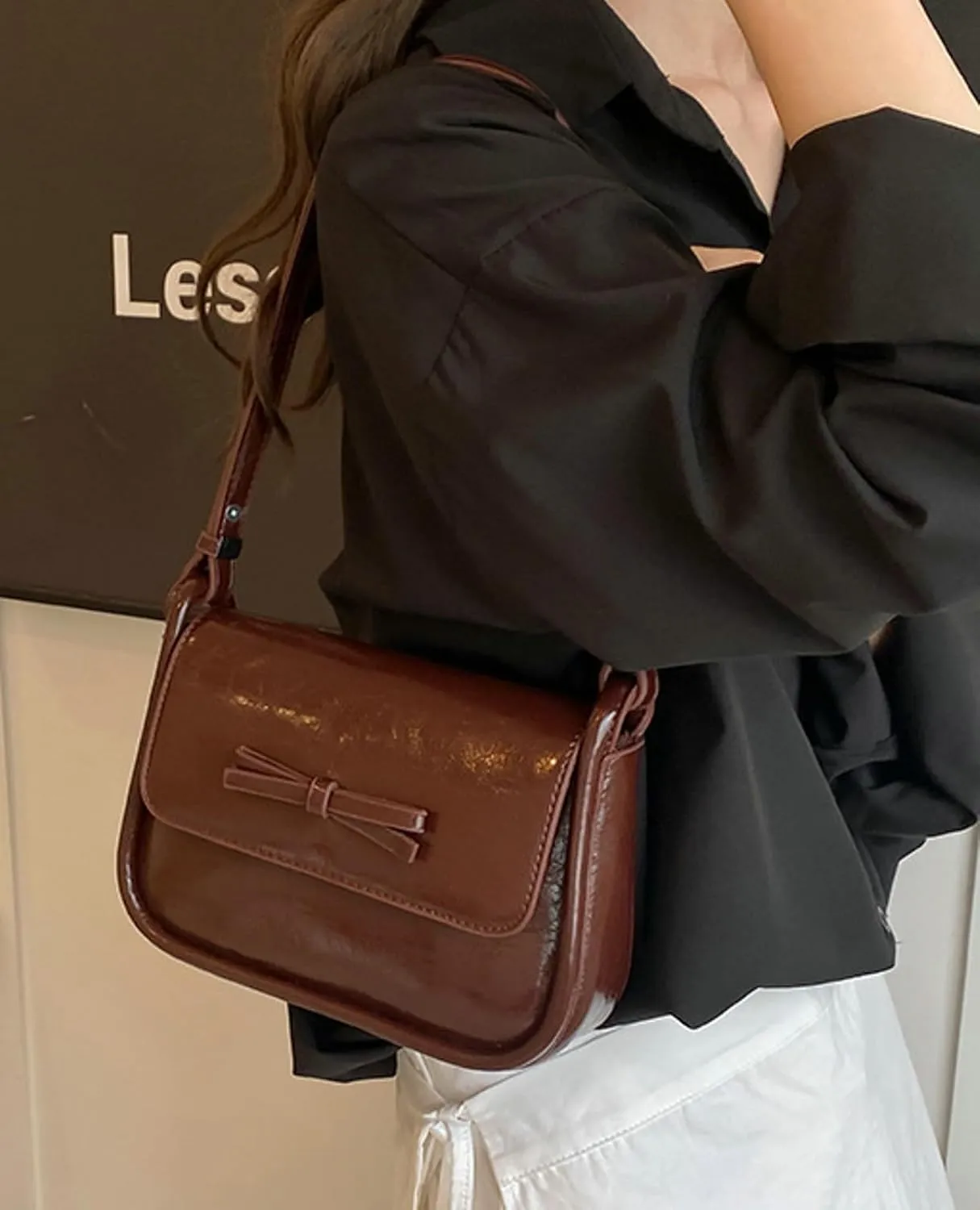 Bow Knot Crossbody Bag Women Trendy Shoulder Bag Versatile 2025 Casual Mini Bag