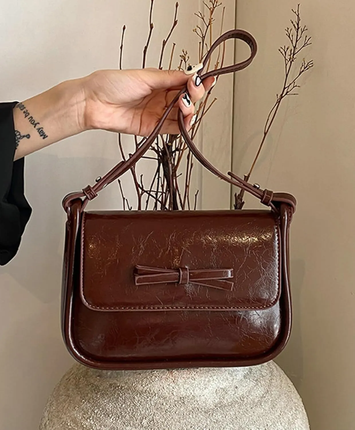 Bow Knot Crossbody Bag Women Trendy Shoulder Bag Versatile 2025 Casual Mini Bag