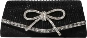 Bow Purse Evening Clutch Purses for Women Formal Wedding Party Prom Envelope Crossbody Bag