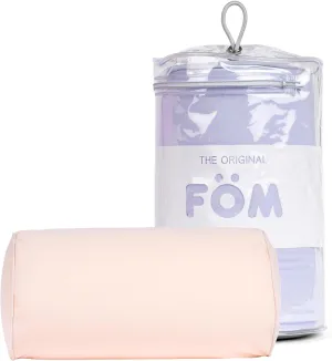 Brookstone Squishy FOM Cushion Pillow - The Original Stretchy, Comfy, Colorful Pillow for Neck, Lumbar Support, and Bed - for Sleeping, Car, Travel - Small Pillow, Apricot, 12 x 7 Inches