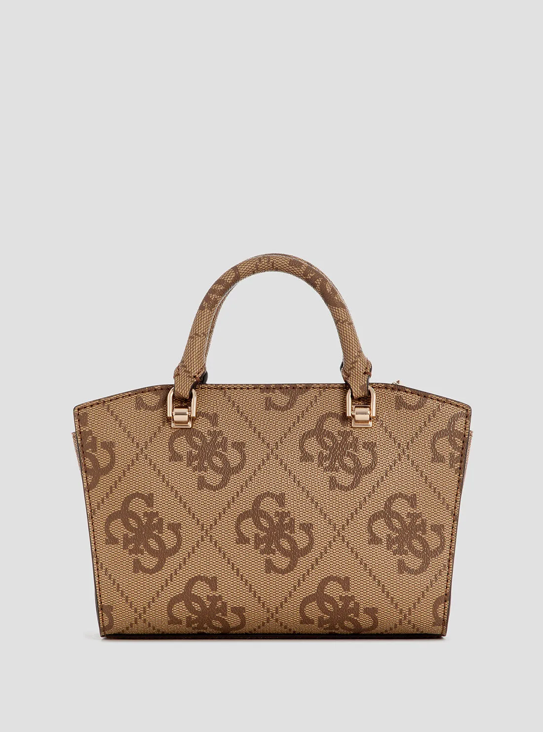 Brown Logo Queensland Mini Satchel Bag