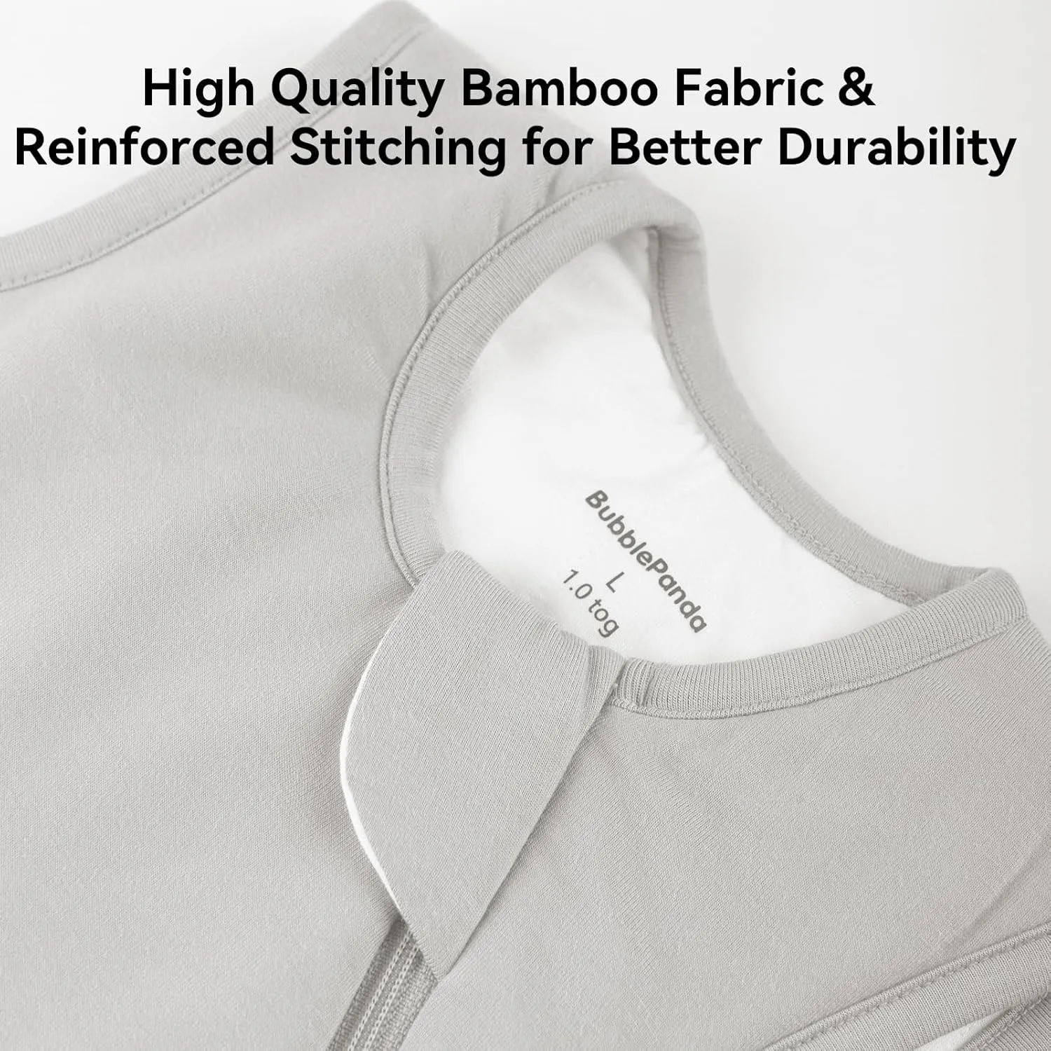 BubblePanda Rayon Made from Bamboo Sleep Sack 2t-3t 0.5 Tog Soft Lightweight Toddler Sleep Sack 24-36 Months for Babies 2-Way Zipper Wearable Blanket Baby 3t