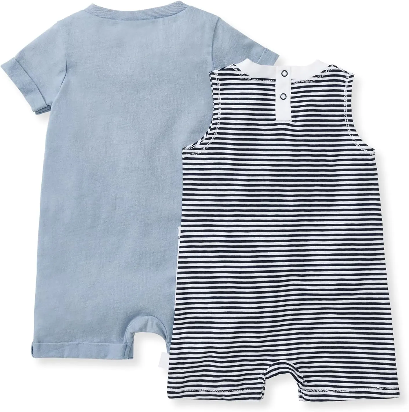 Burt's Bees Baby baby-boys Romper Jumpsuit, 100% Organic Cotton One-piece CoverallBaby and Toddler Layette Set