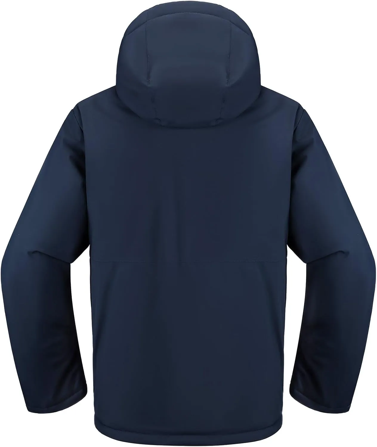 CAMEL CROWN Men's Winter Coat Waterproof Ski Jacket Hooded Windbreaker with Thermal Insulated for Snow Rain Hiking Outdoor