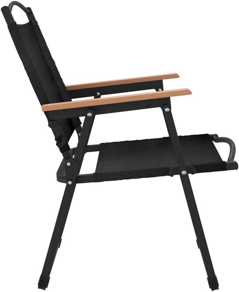 Camping Chairs 2 Pack - Portable Foldable Outdoor Chairs with Oxford Fabric & Steel Frame for Beach, Patio, Picnic & Camping