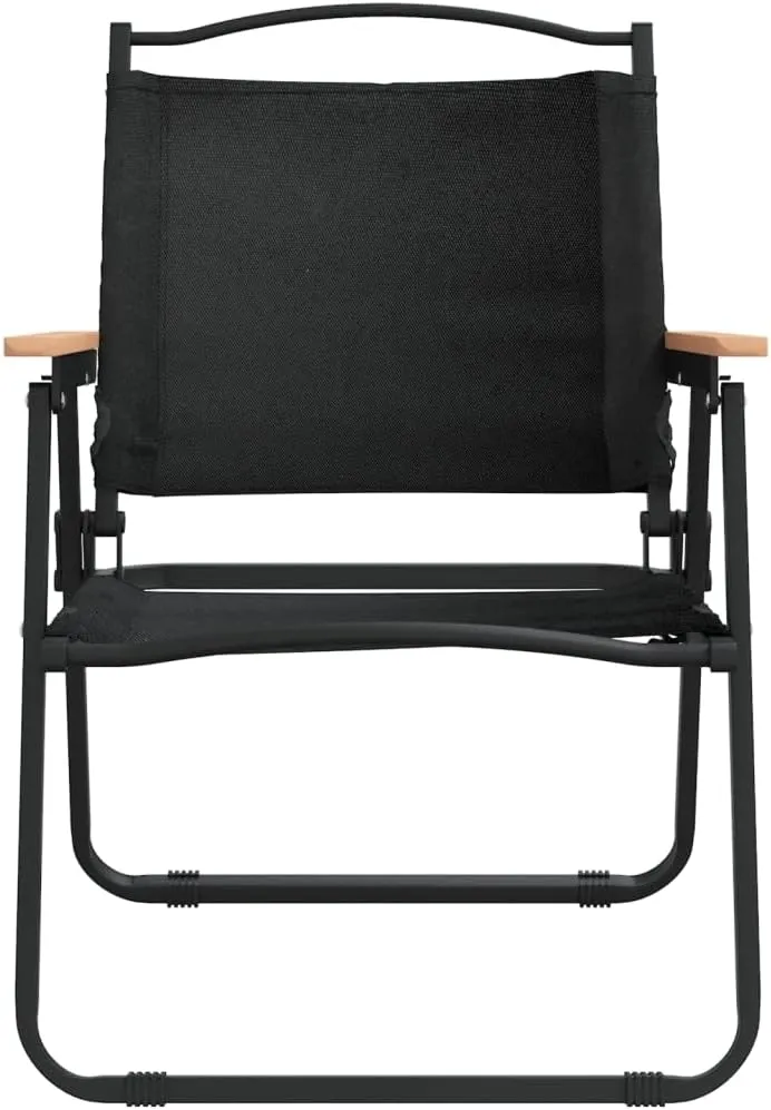 Camping Chairs 2 Pack - Portable Foldable Outdoor Chairs with Oxford Fabric & Steel Frame for Beach, Patio, Picnic & Camping