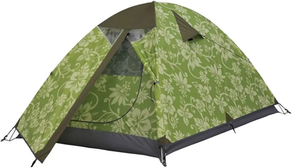 Camping Tent Double Layer Rainproof 2-3 Person Outdoor Mountaineering Lightweight Tent