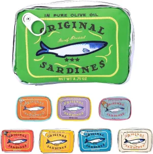 Canned Sardines Makeup Bag, Canned Sardines Style Toiletry Bag Cute Travel Bag Creative Cute Makeup Bag Aesthetic Toiletry Bag for Women