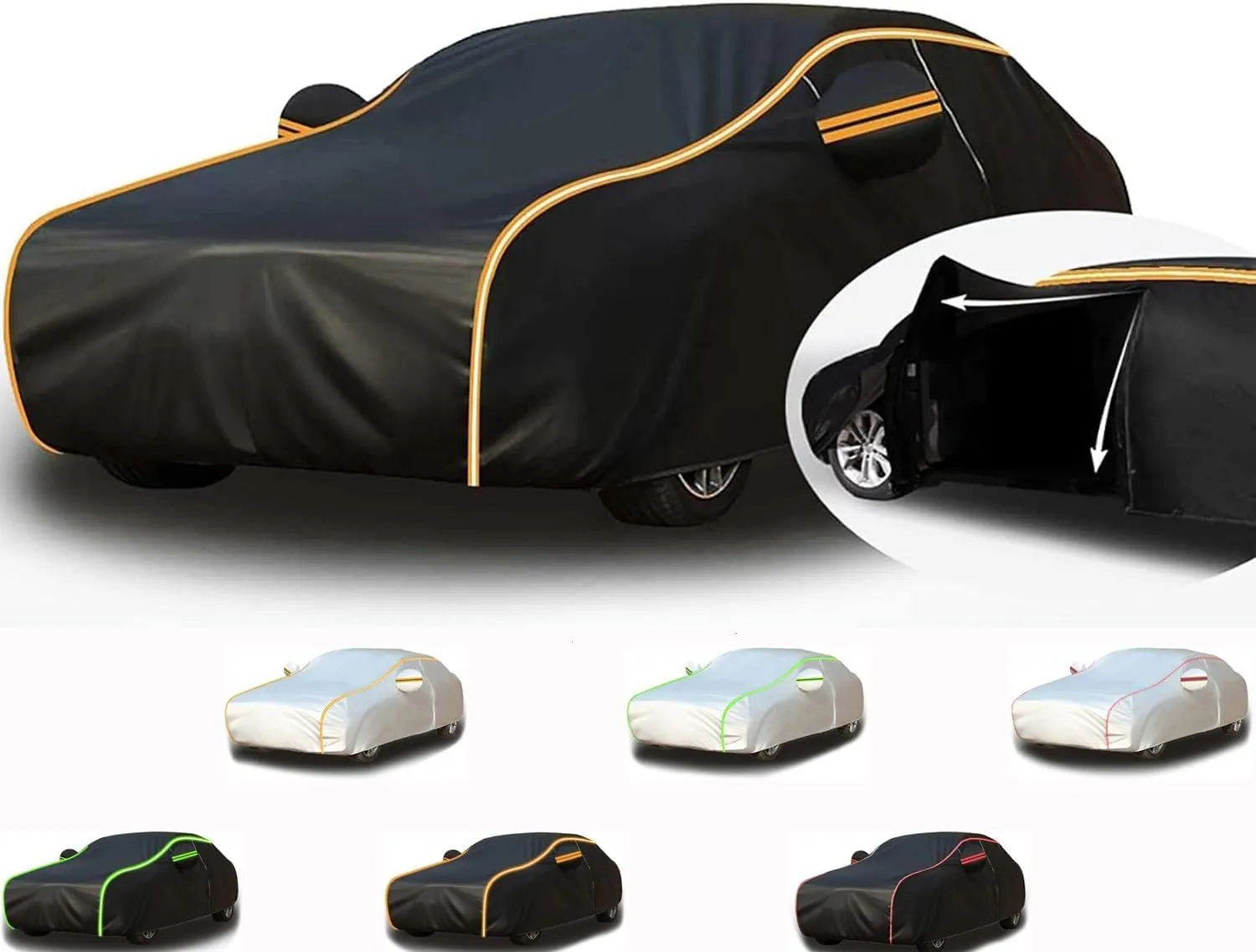 Car Cover Compatible with Lotus Esprit Theory Elan Excel 2017-2025 - 5-Layer All-Weather, Waterproof and Hailproof Defense(F,Excel)