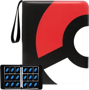 Card Binder 9-Pocket, 900 Pockets Fashion Design Trading Card Holder for Sports Card Premium Card Book Sturdy Card Holder (Red, 900 Card)
