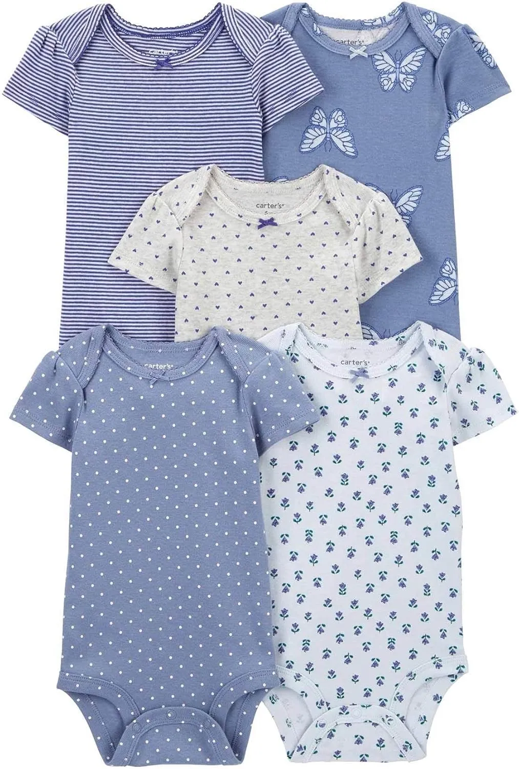 Carter's baby-girls Multi-pk Bodysuits 126g330