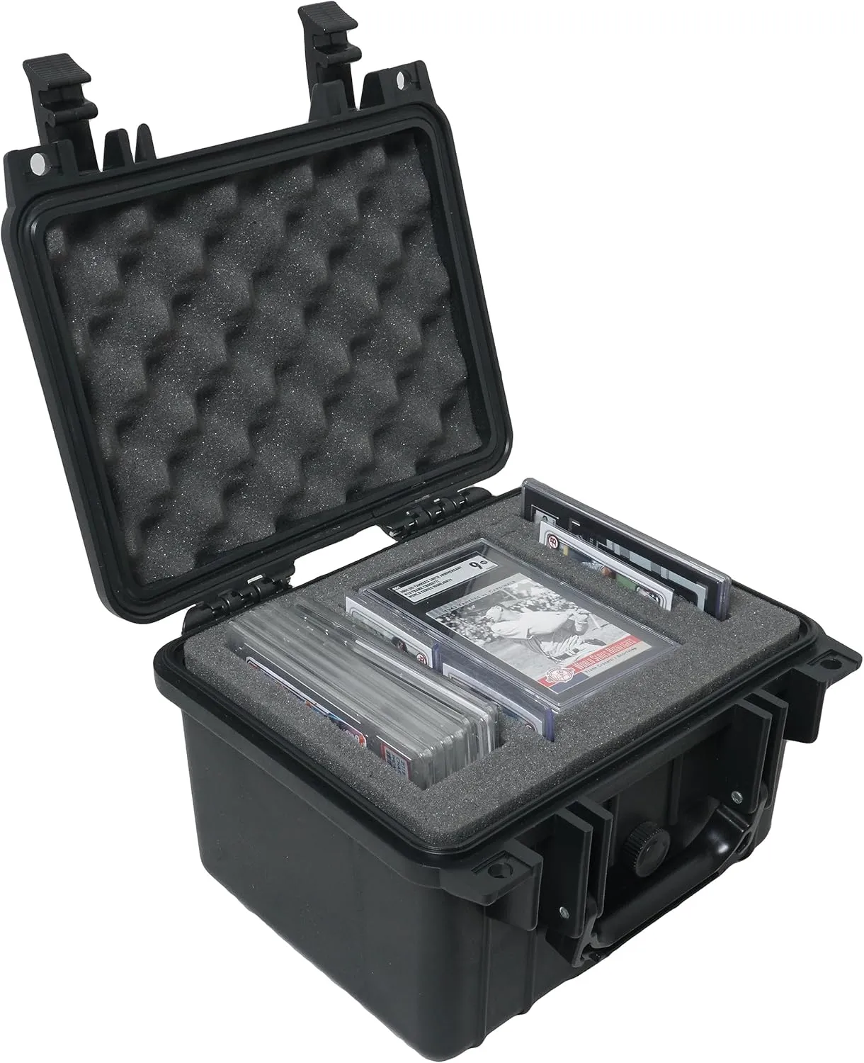 Case Club Graded Card Storage Box Fits up to 53 Card Slabs, or 100  Sleeve Top Loaders. Waterproof with Customizable Interior Foam
