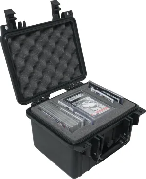 Case Club Graded Card Storage Box Fits up to 53 Card Slabs, or 100  Sleeve Top Loaders. Waterproof with Customizable Interior Foam