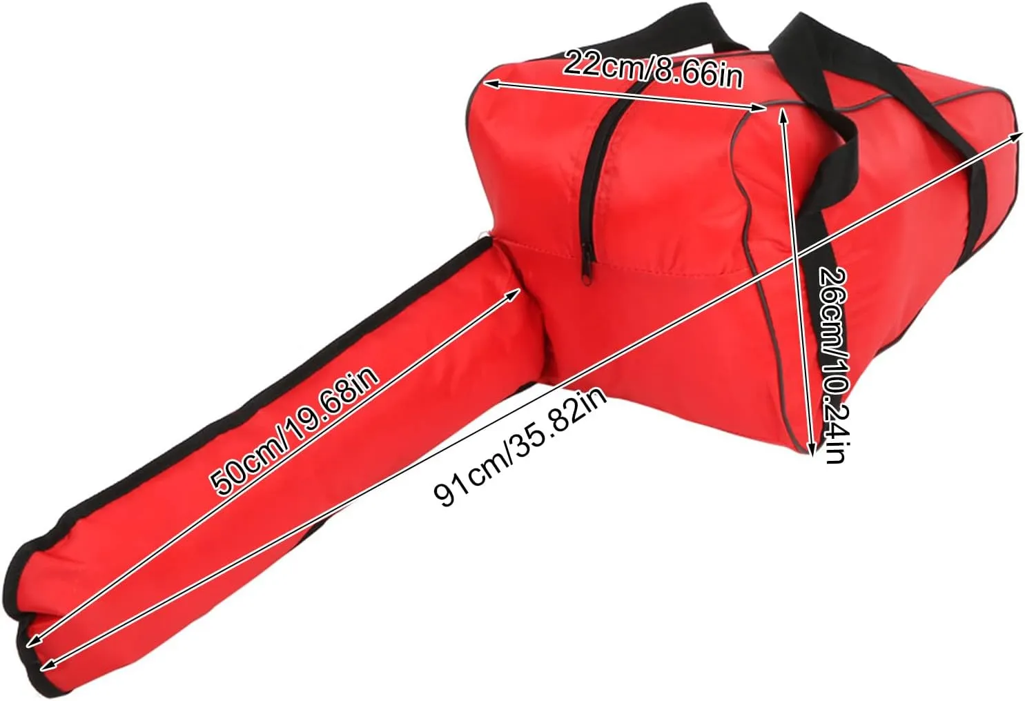 Chainsaw Carry Case Bag 20 Inch Duty Chainsaw Storage Bag Oxford Cloth Manufactured from Responsibility Oxford Material Put on Resistant and A Notable Garage Bag to (20
