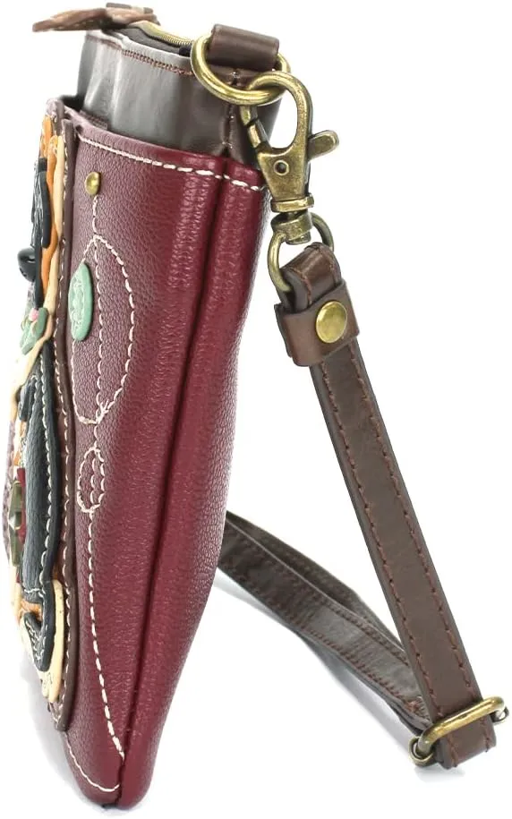 CHALA LaserCut Mini Crossbody/Purse with Convertible Strap Stylish, Compact, Versatile