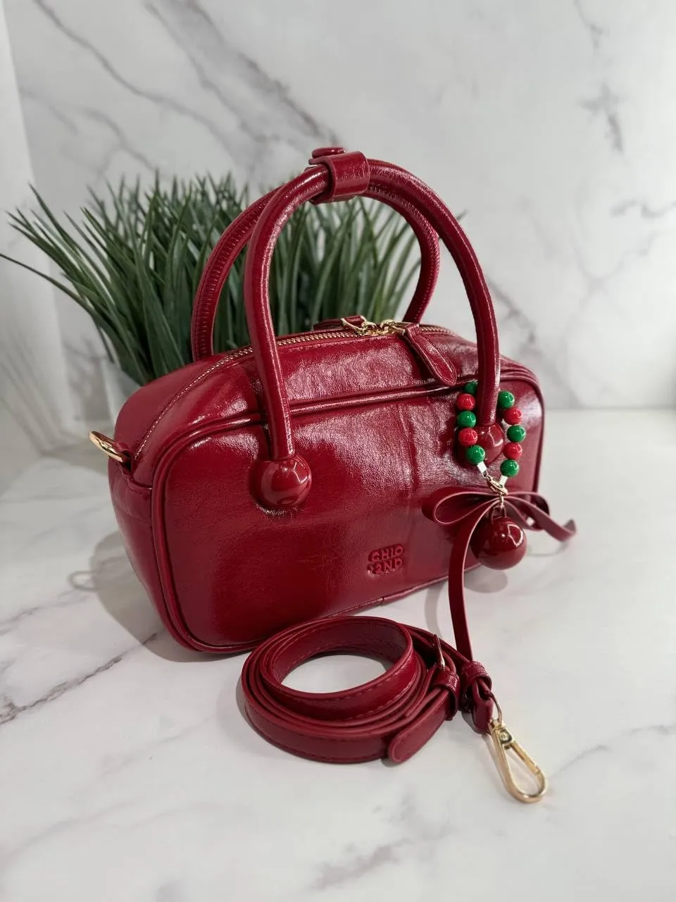 ChicTrend – Stylish Faux Leather Bag with Long Strap