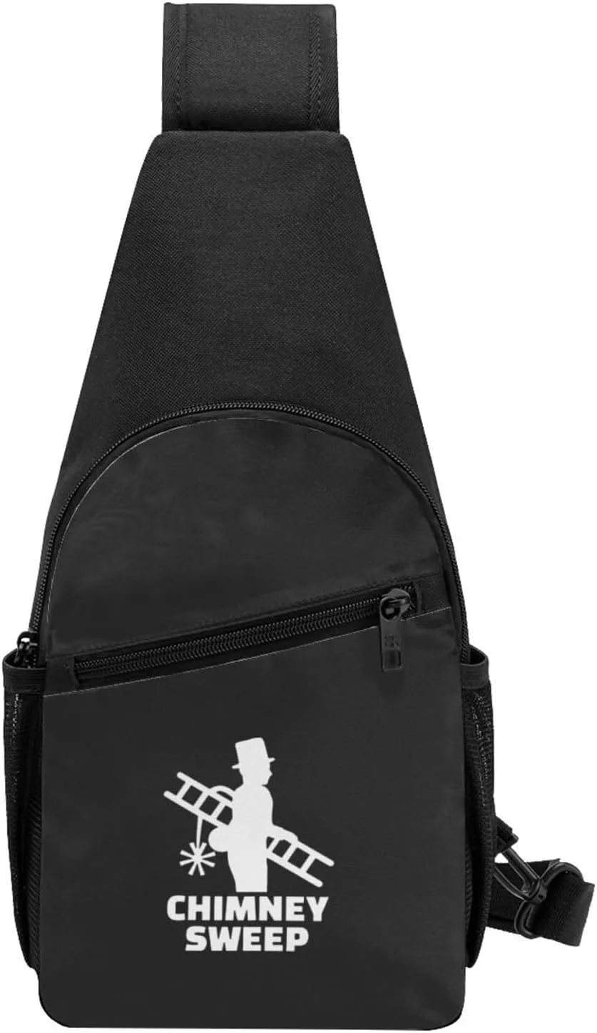 Chimney Sweep Unisex Chest Bag Lightweight Crossbody Shoulder Bag Travel Pocket