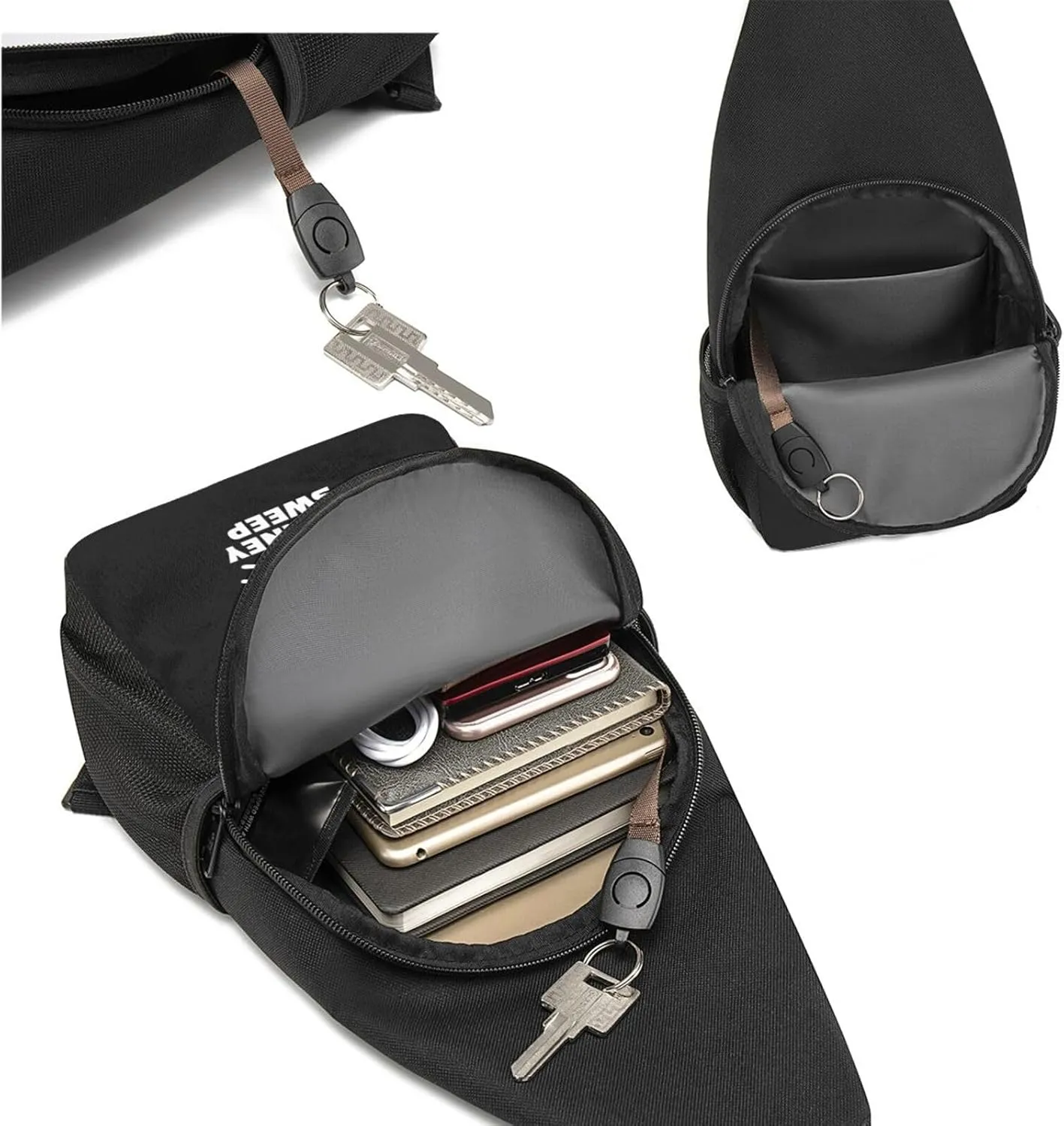 Chimney Sweep Unisex Chest Bag Lightweight Crossbody Shoulder Bag Travel Pocket