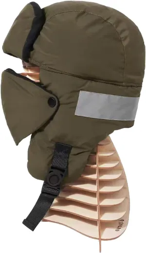 Clakllie Waterproof Trapper Hat with Earflaps Facemask Winter Ushanka Russian Eskimo Cap Warm Trooper Hats for Skiing