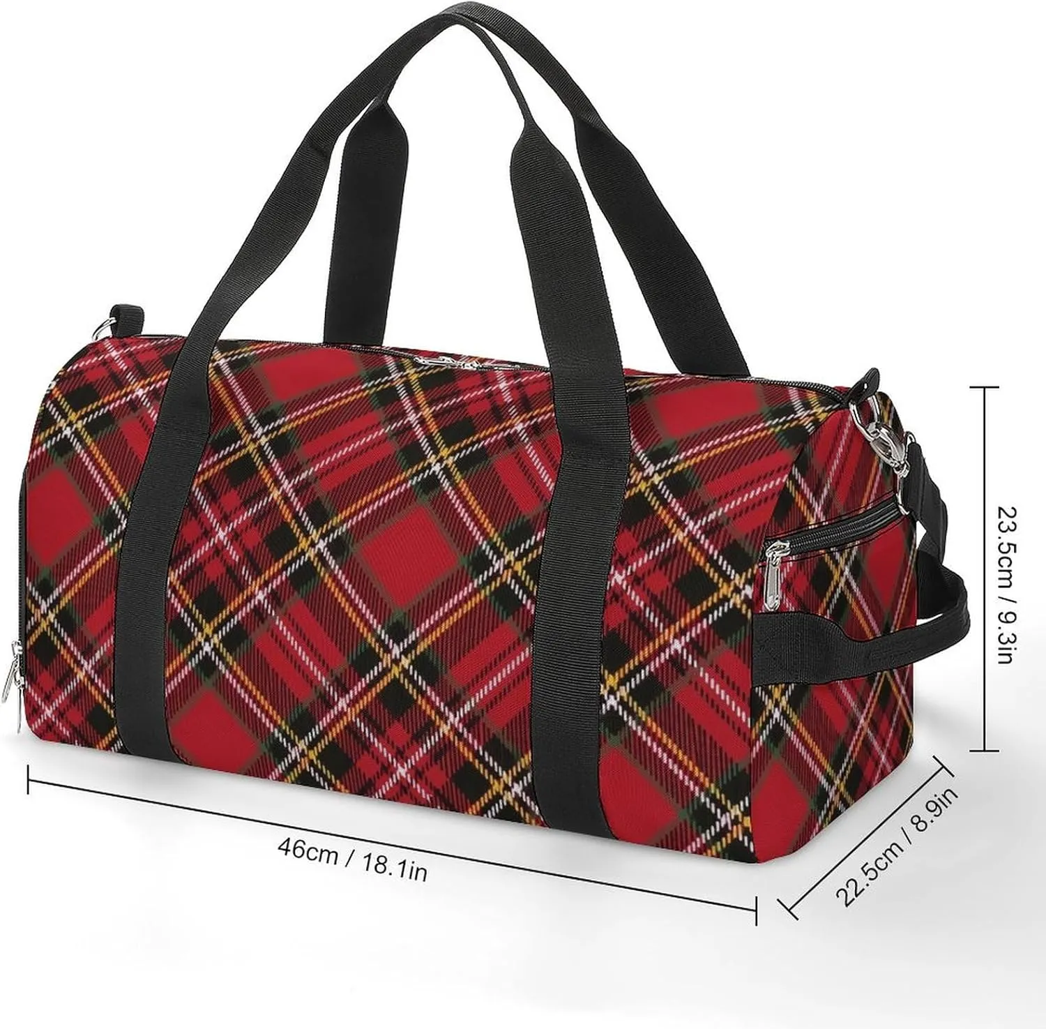 Clan MacArthur Arthur Portable Large Capacity Fully Printed Fitness Bag Unisex