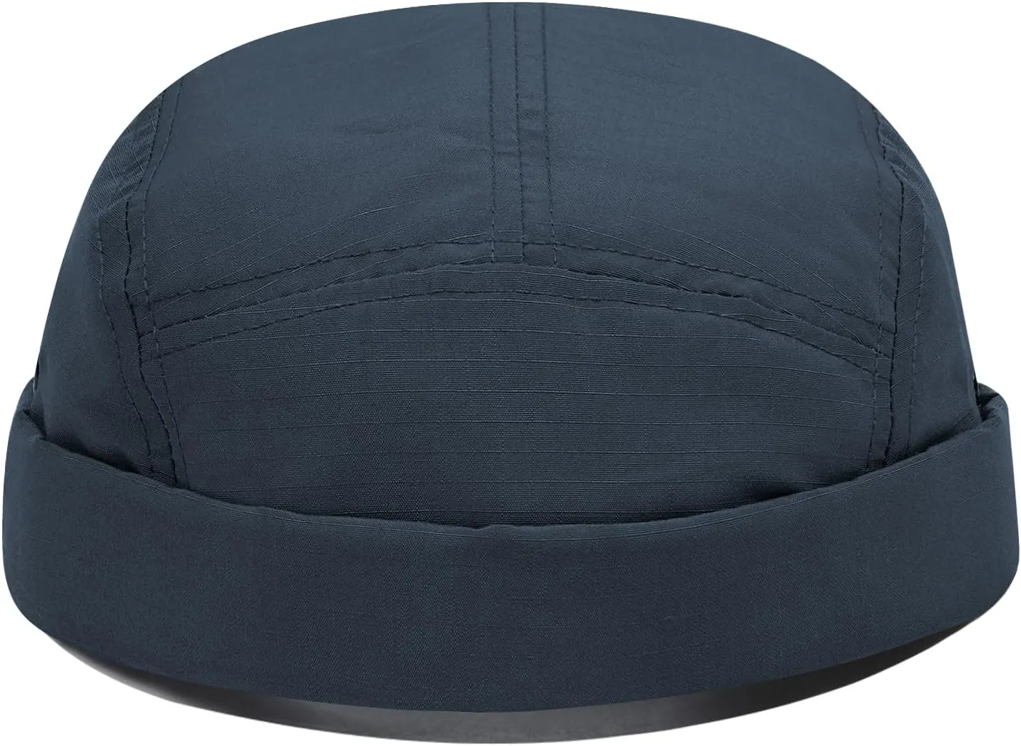 CLAPE Brimless Cap for Men Lightweight Breathable Nylon 5 Panel Docker Cap Waterproof No Visor Worker Rolled Cuff Leon Hat