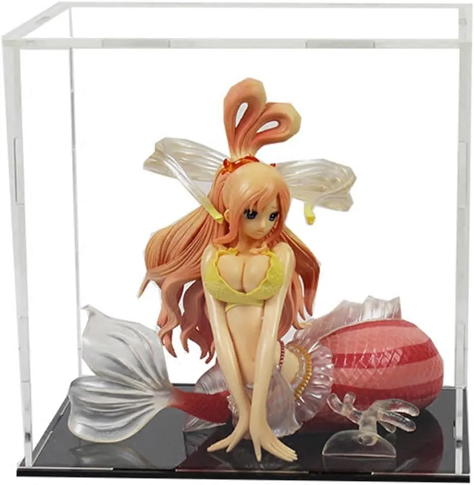 Clear Self-Assembly Acrylic Display Case,Versatile Collectibles Display Showcase for Action Figures Toys, Alternative Glass Showcase for Display (30x30x30cm;12x12x12 inch)