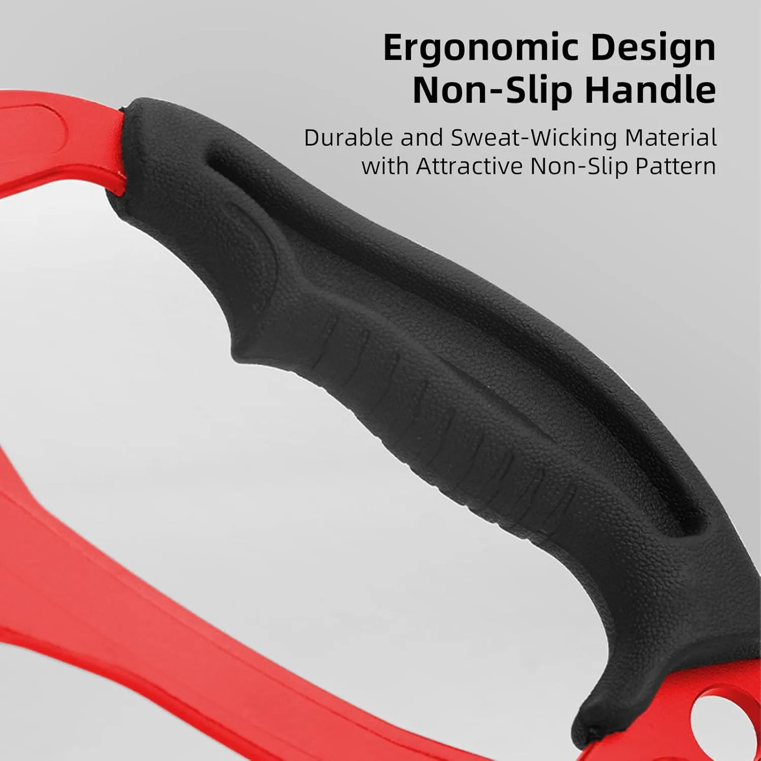 Climbing Hand Ascender Mountaineering Rock Climbing Tree Arborist Strong Rappelling Gear Equipment Rope Clamp with Ergonomic Rubber Handle, Aluminum Alloy Climbing Ascender for 10~13MM Rope