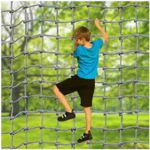 Climbing Nets Nylon Play Giant Mesh Heavy Duty Cargo Toddler Climbing For Kids Adult Rock Playground Tree Net Outdoor Nets Nets Rope Garden Netting Automotive Cargo Nets(12mm-12cm,3X4m/9.8X13.12ft)