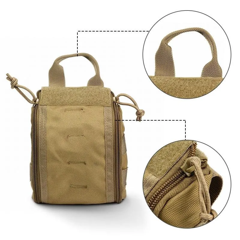 Compact EDC MOLLE Pouch for Travel, Hiking, and Camping Essentials